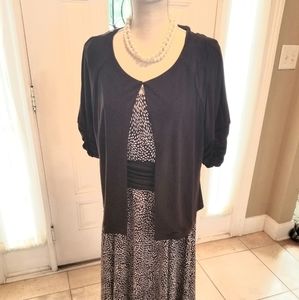 4/25 Beautiful dress with cardigan